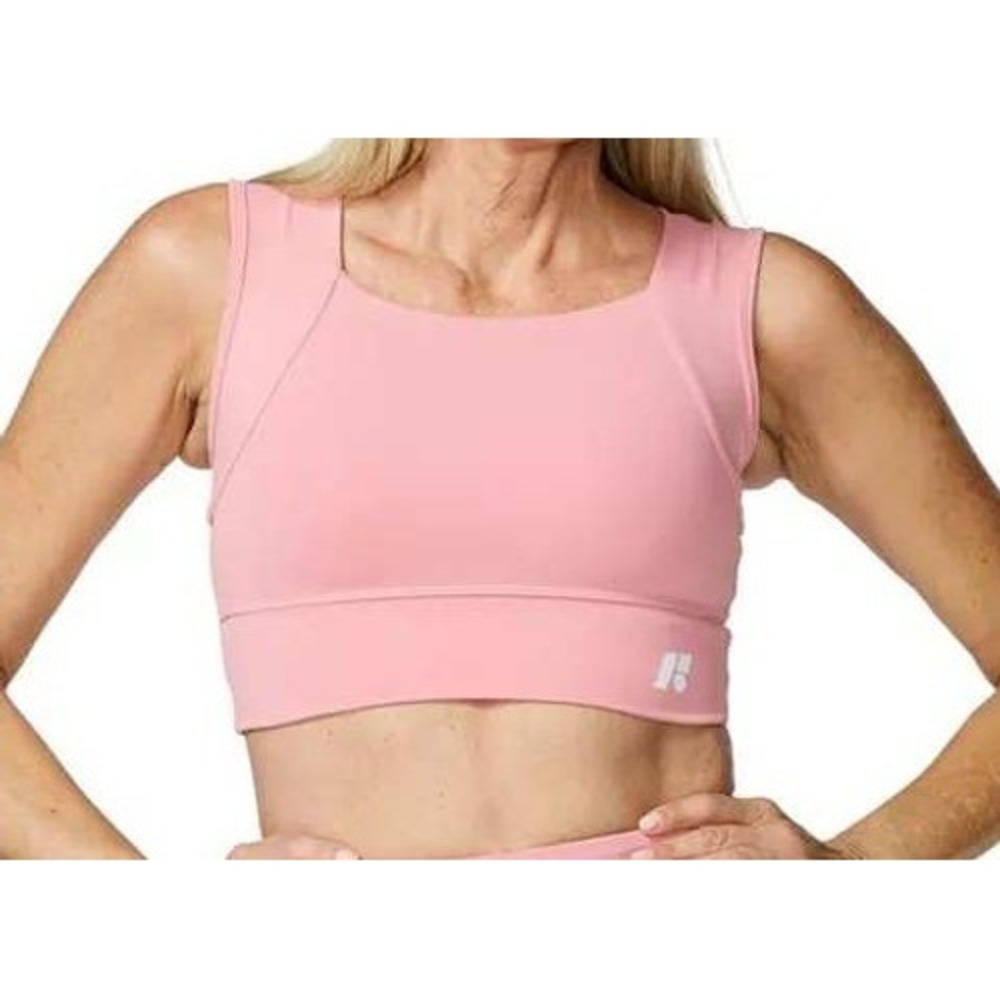 Forme Bra Women XL Pink Posture Correcting Activewear Yoga Gym